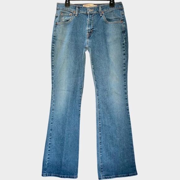 Levi’s 515 Vintage Nouveau Bootcut Jeans in Blue Wash Women’s 10 - Picture 2 of 8